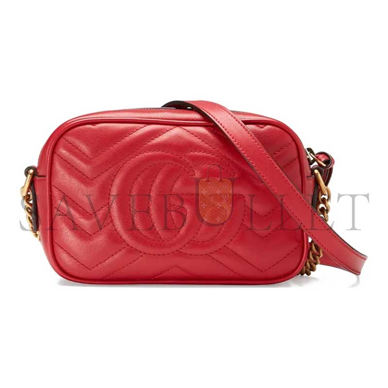 GUCCI GG MARMONT MINI CAMERA BAG 448065 (18*12*6cm)